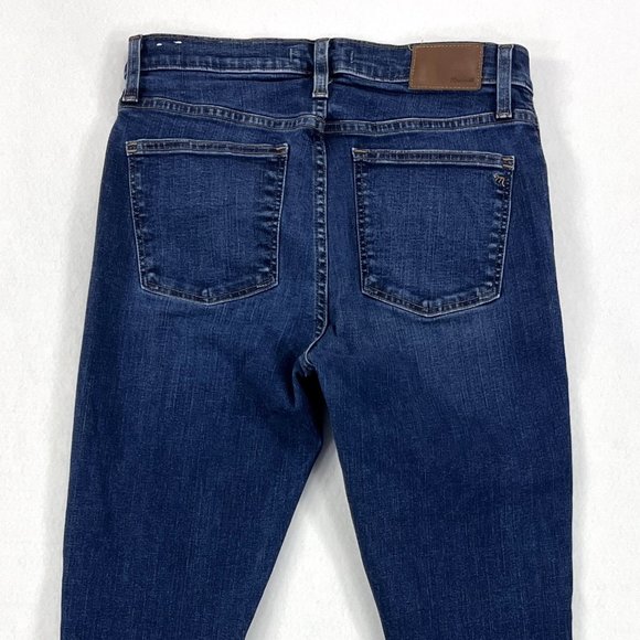 Madewell High Rise Skinny Exposed Button Fly Stretch Jean Hayes Wash J9491 - Picture 6 of 16